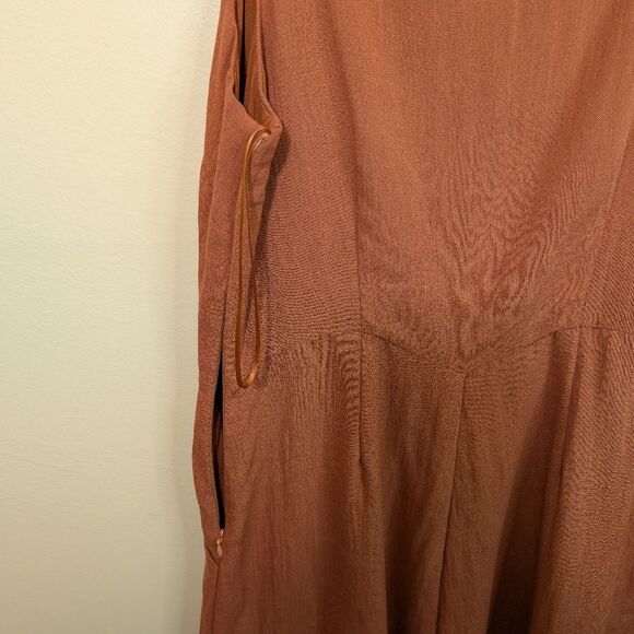 Modern Citizen Wide Leg Jumpsuit Cropped Pockets Size Medium - Picture 8 of 10